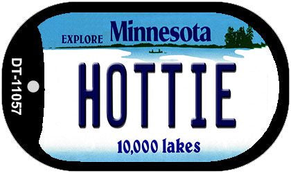 Hottie Minnesota Novelty Metal Dog Tag Necklace DT-11057