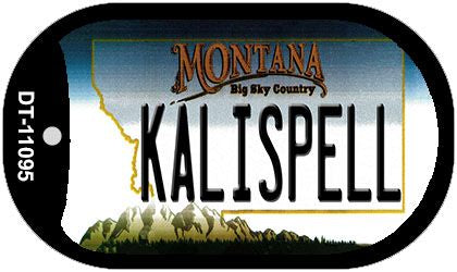 Kalispell Montana Novelty Metal Dog Tag Necklace DT-11095