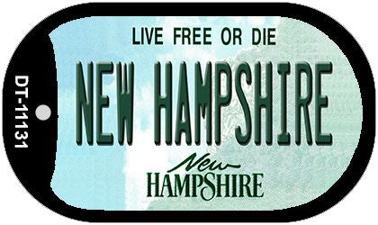 New Hampshire Novelty Metal Dog Tag Necklace DT-11131