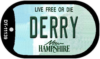 Derry New Hampshire Novelty Metal Dog Tag Necklace DT-11139