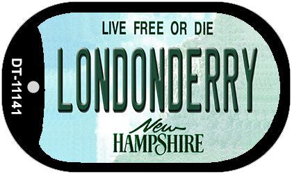 Londonderry New Hampshire Novelty Metal Dog Tag Necklace DT-11141