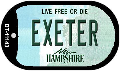 Exeter New Hampshire Novelty Metal Dog Tag Necklace DT-11143