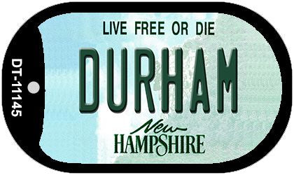 Durham New Hampshire Novelty Metal Dog Tag Necklace DT-11145