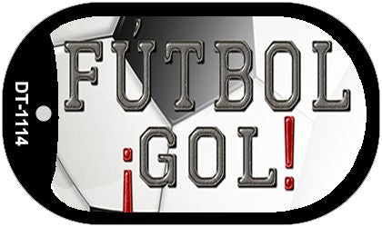 Futbol Gol Metal Novelty Dog Tag Necklace DT-1114