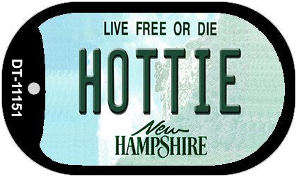 Hottie New Hampshire Novelty Metal Dog Tag Necklace DT-11151