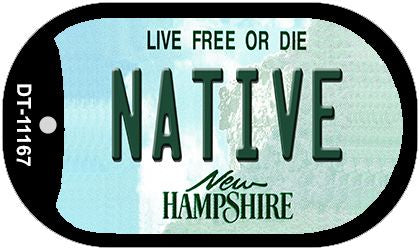 Native New Hampshire Novelty Metal Dog Tag Necklace DT-11167