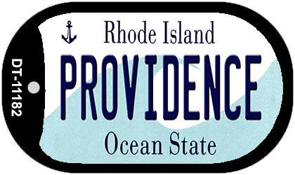 Providence Rhode Island Novelty Metal Dog Tag Necklace DT-11182