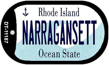 Narragansett Rhode Island Novelty Metal Dog Tag Necklace DT-11187