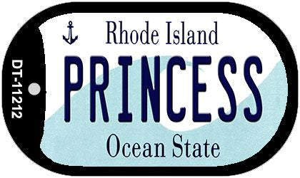 Princess Rhode Island Novelty Metal Dog Tag Necklace DT-11212