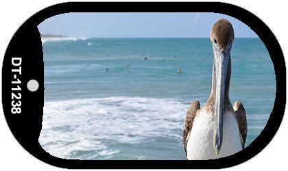 Pelican - Ocean Novelty Metal Dog Tag Necklace DT-11238