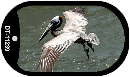 Pelican - In Flight Novelty Metal Dog Tag Necklace DT-11239