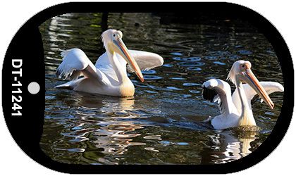 Pelican - Two On Water Novelty Metal Dog Tag Necklace DT-11241