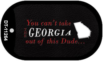Georgia Dude Novelty Metal Dog Tag Necklace DT-11264
