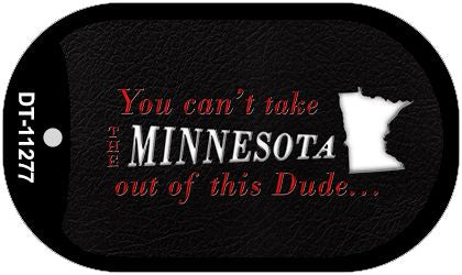 Minnesota Dude Novelty Metal Dog Tag Necklace DT-11277