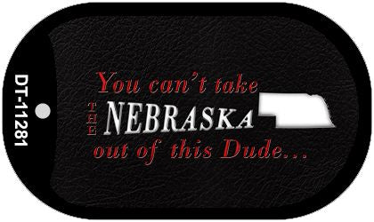 Nebraska Dude Novelty Metal Dog Tag Necklace DT-11281