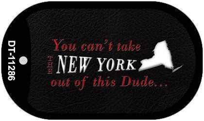 New York Dude Novelty Metal Dog Tag Necklace DT-11286