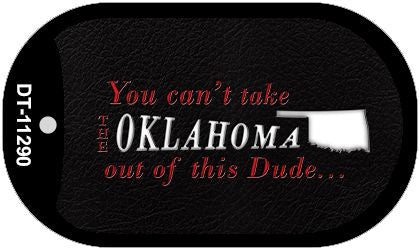 Oklahoma Dude Novelty Metal Dog Tag Necklace DT-11290