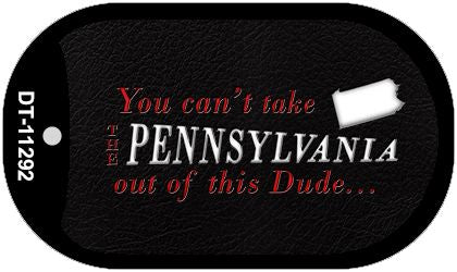 Pennsylvania Dude Novelty Metal Dog Tag Necklace DT-11292