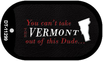 Vermont Dude Novelty Metal Dog Tag Necklace DT-11299