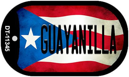 Guayanilla Puerto Rico State Flag Novelty Metal Dog Tag Necklace DT-11345