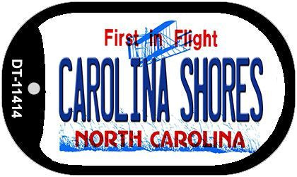 Carolina Shores North Carolina Novelty Metal Dog Tag Necklace DT-11414