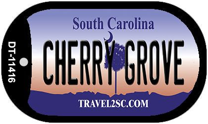Cherry Grove South Carolina Novelty Metal Dog Tag Necklace DT-11416