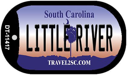 Little River South Carolina Novelty Metal Dog Tag Necklace DT-11417
