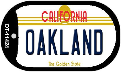Oakland California Novelty Metal Dog Tag Necklace DT-11424