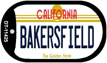 Bakersfield California Novelty Metal Dog Tag Necklace DT-11425