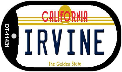 Irvine California Novelty Metal Dog Tag Necklace DT-11431