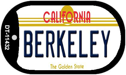 Berkeley California Novelty Metal Dog Tag Necklace DT-11432