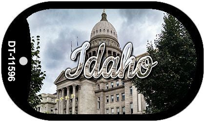 Idaho Capital Building Novelty Metal Dog Tag Necklace DT-11596