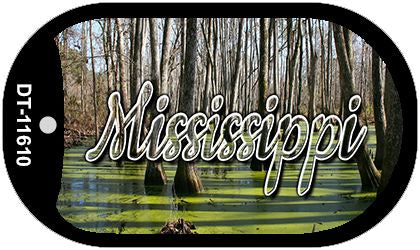 Mississippi Swamp Novelty Metal Dog Tag Necklace DT-11610