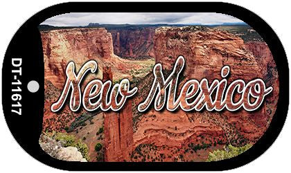 New Mexico Red Canyon Novelty Metal Dog Tag Necklace DT-11617