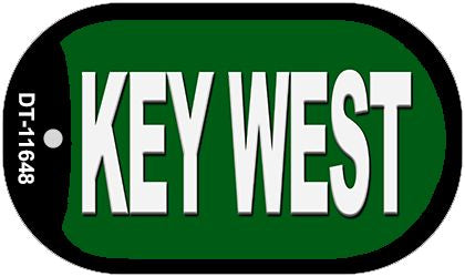 Key West Novelty Metal Dog Tag Necklace DT-11648