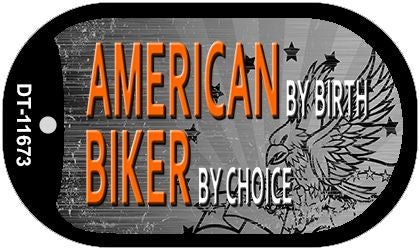 American Biker Novelty Metal Dog Tag Necklace DT-11673