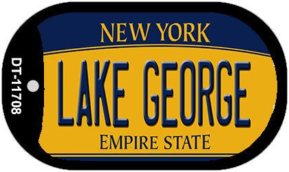 Lake George New York Novelty Metal Dog Tag Necklace DT-11708