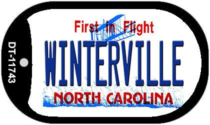 Winterville North Carolina Novelty Metal Dog Tag Necklace DT-11743