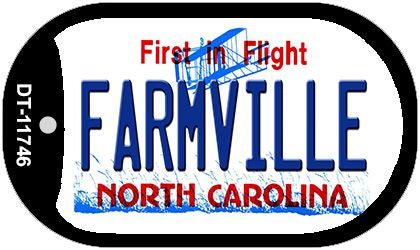 Farmville North Carolina State Novelty Metal Dog Tag Necklace DT-11746
