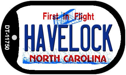 Havelock North Carolina State Novelty Metal Dog Tag Necklace DT-11750