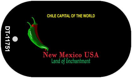 New Mexico State Blank Novelty Metal Dog Tag Necklace DT-11751