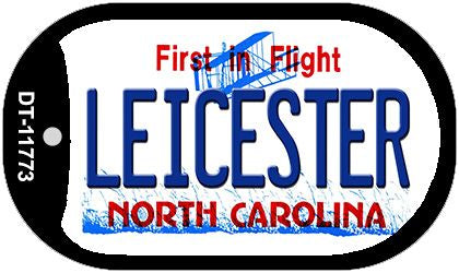 Leicester North Carolina Novelty Metal Dog Tag Necklace DT-11773