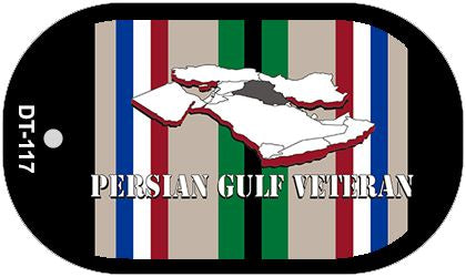 Persian Gulf Veteran Novelty Metal Dog Tag Necklace DT-117
