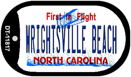 Wrightsville Beach North Carolina Novelty Metal Dog Tag Necklace DT-11817