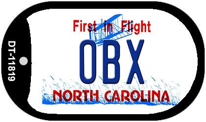 OBX North Carolina Novelty Metal Dog Tag Necklace DT-11819