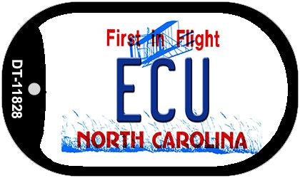 ECU North Carolina Novelty Metal Dog Tag Necklace DT-11828