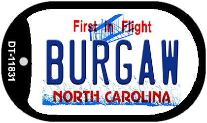 Burgaw North Carolina Novelty Metal Dog Tag Necklace DT-11831