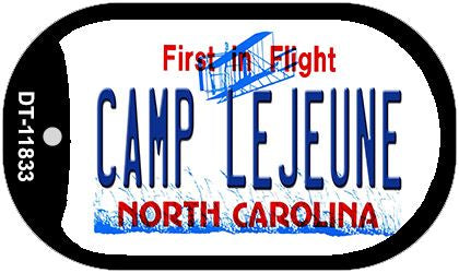 Camp Lejuene North Carolina Novelty Metal Dog Tag Necklace DT-11833