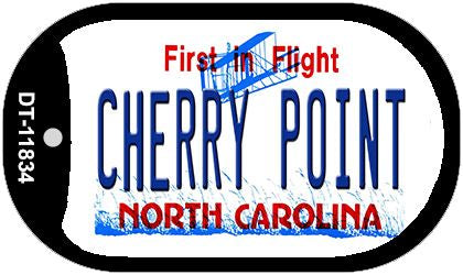 Cherry Point North Carolina Novelty Metal Dog Tag Necklace DT-11834