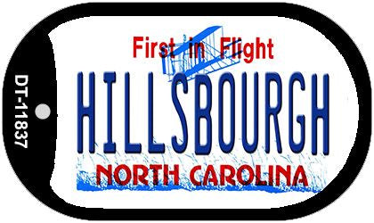 Hillsbourgh North Carolina Novelty Metal Dog Tag Necklace DT-11837
